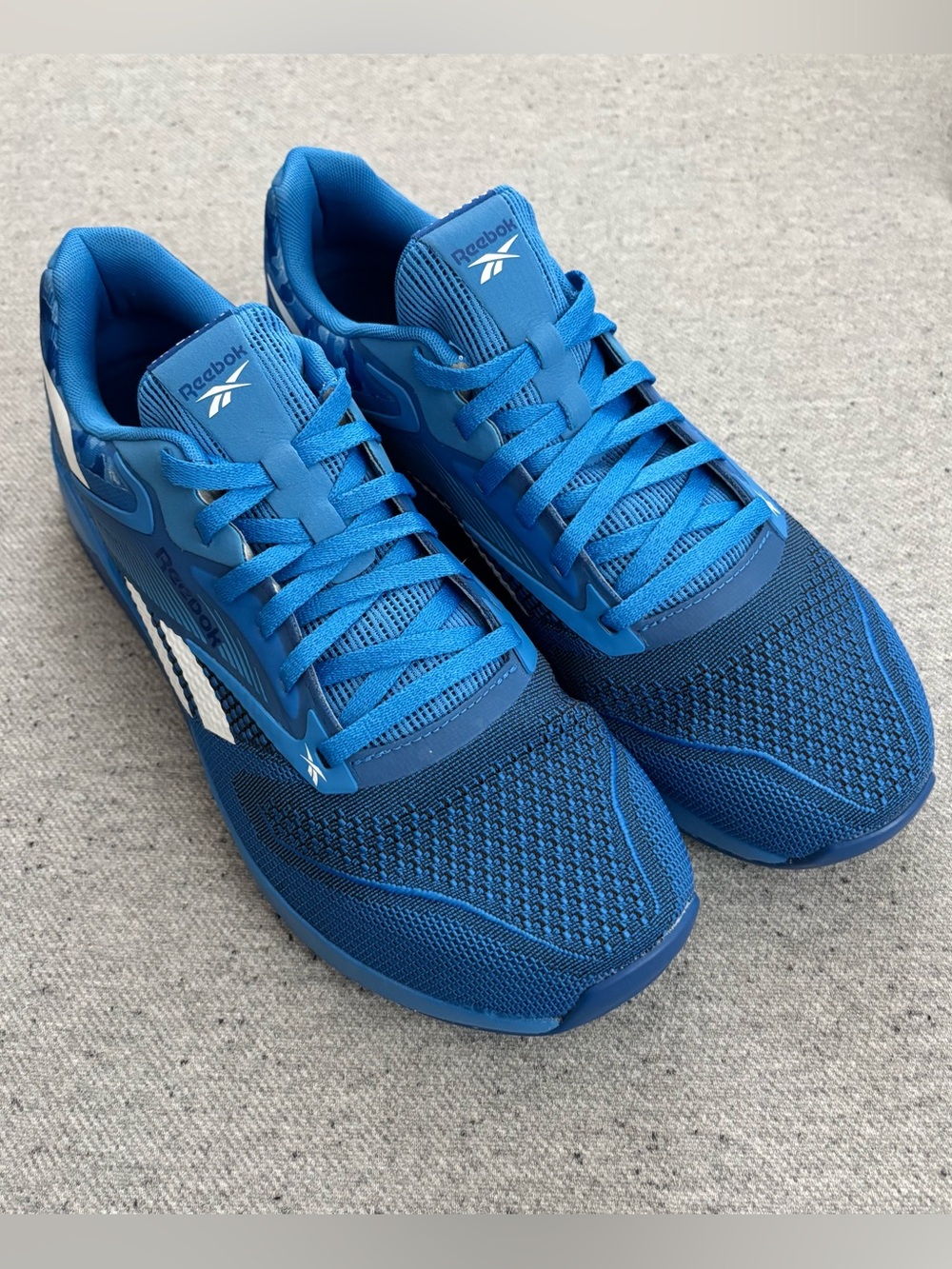 Reebok Men's Nano X4 Sneaker Kinetic Blue/Boundless Blue/Moon Size 11.5